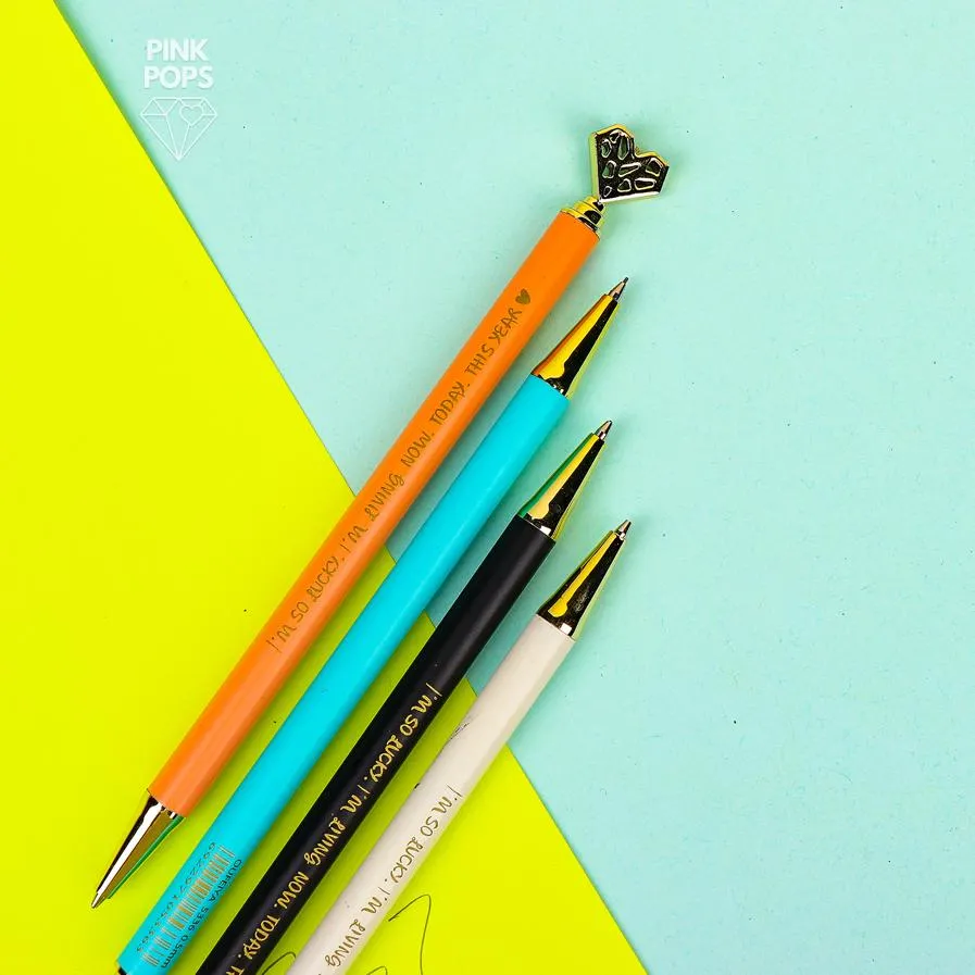 I'm lucky Heart Pencils