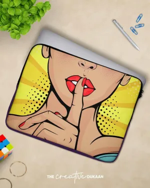 Keeping Secret Safe - Funny & Quirky Laptop Sleeve Bag