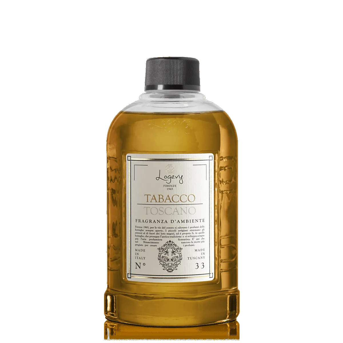 LOGEVY Room Diffuser Refill Bottle TABACCO TOSCANO - Tuscan Tobacco (500ml)