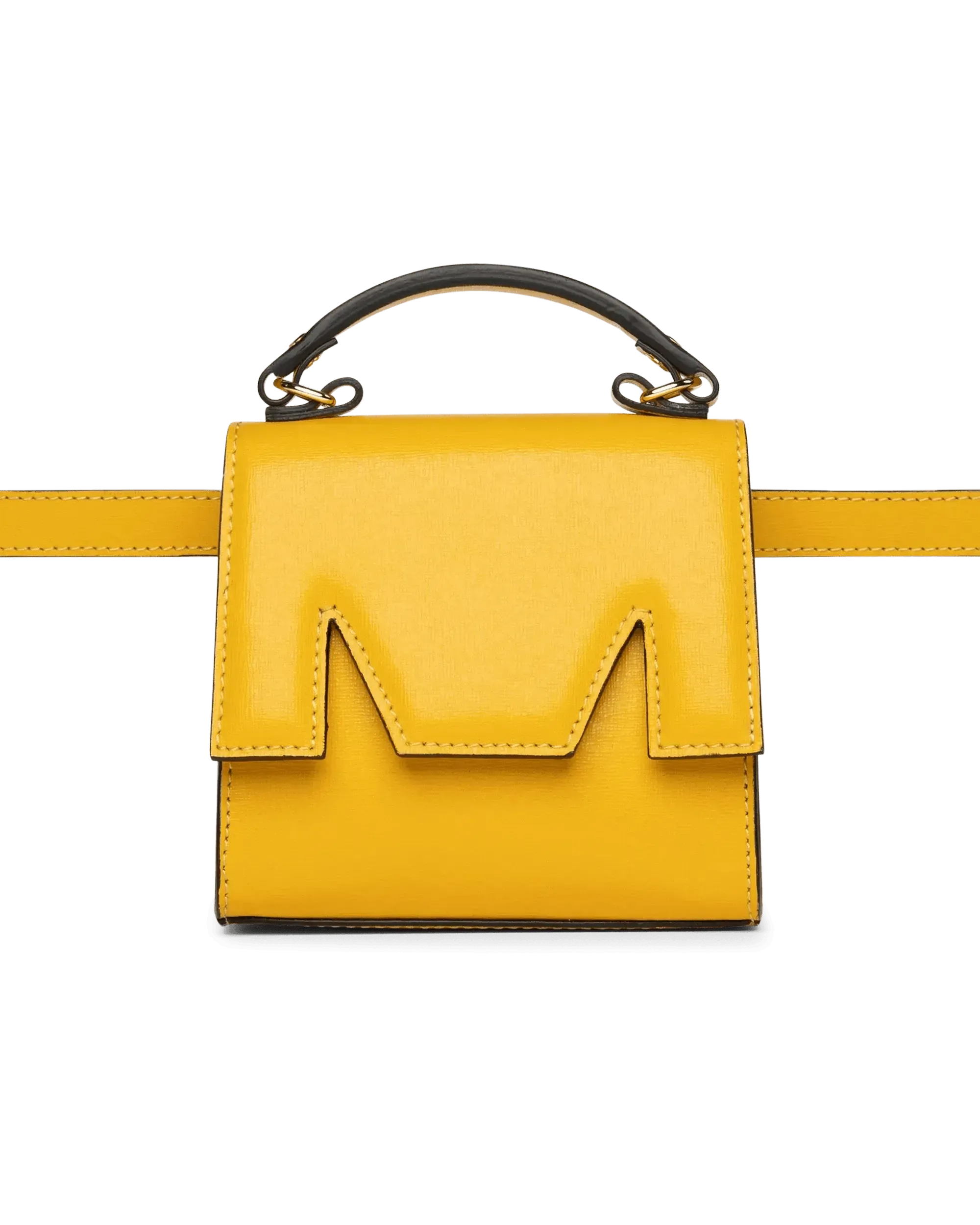 Mini 'M' Flap Belt Bag