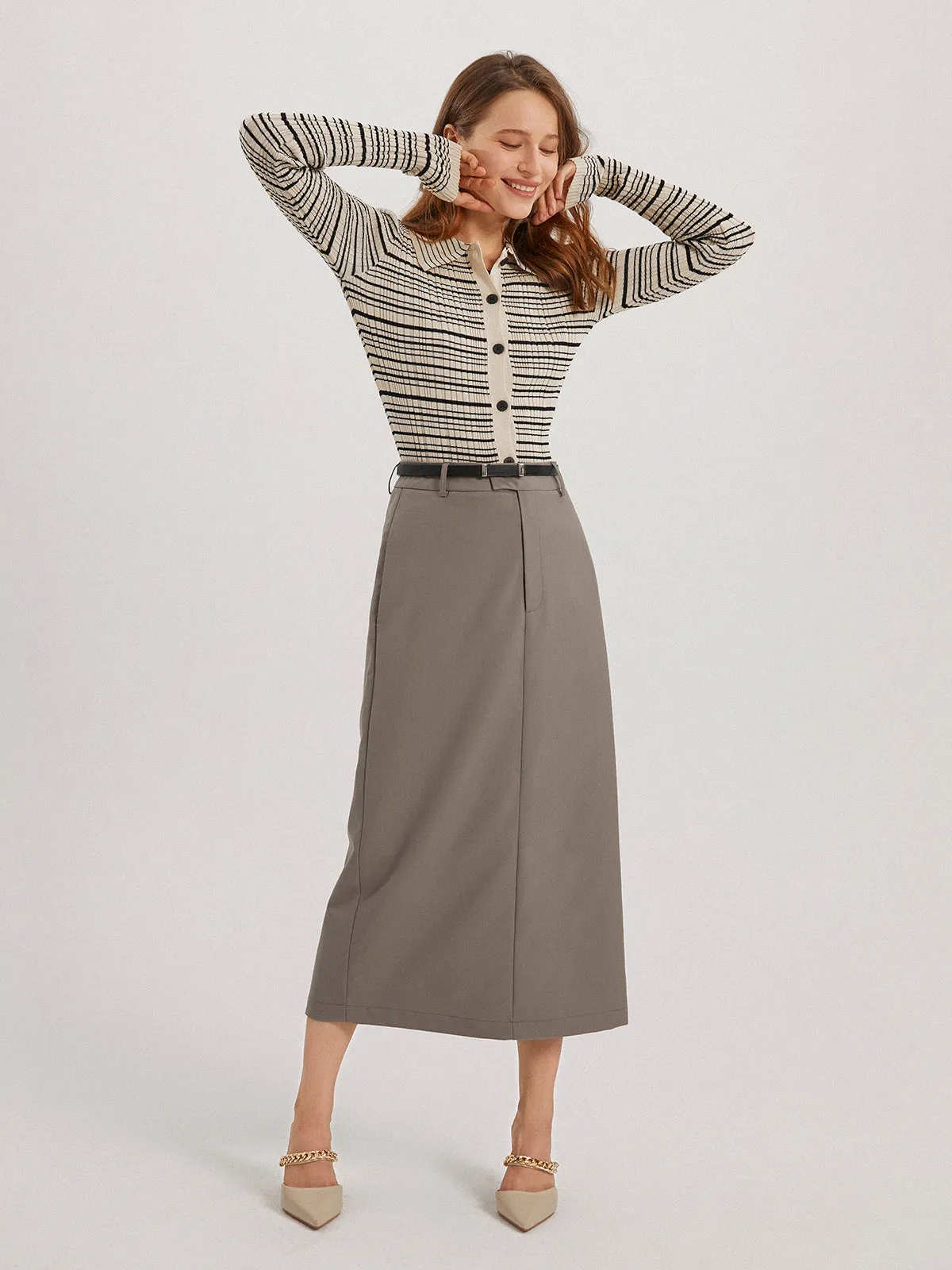 Musical Notation Graceful Knit Top