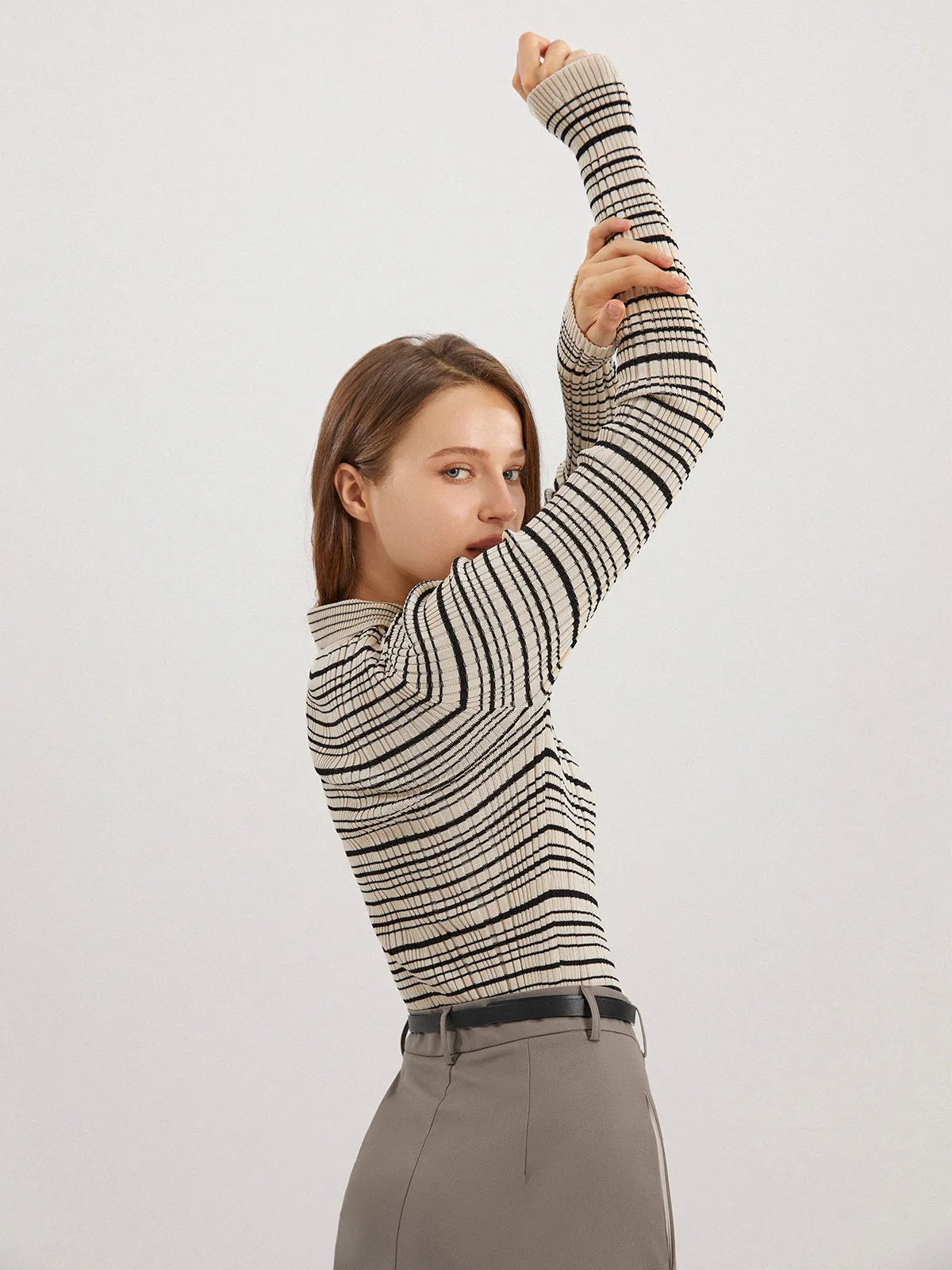 Musical Notation Graceful Knit Top