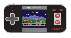 My Arcade Gamer V Classic-Red: Portable Gaming System with 220 Games, 2.5" Color Display, Pocket Size (DGUN-3911),Black