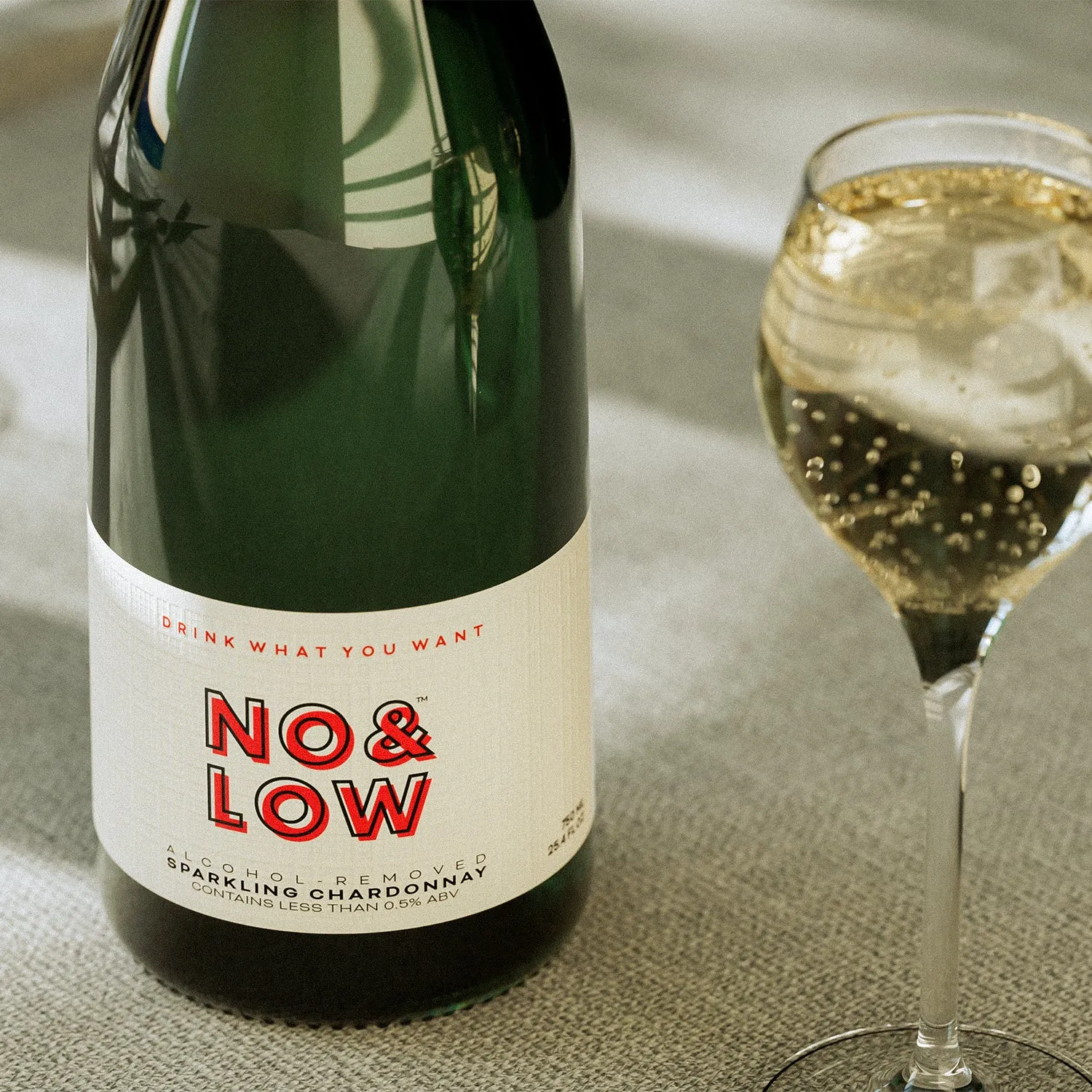 No & Low Sparkling Chardonnay - Non-Alcoholic Sparkling Wine