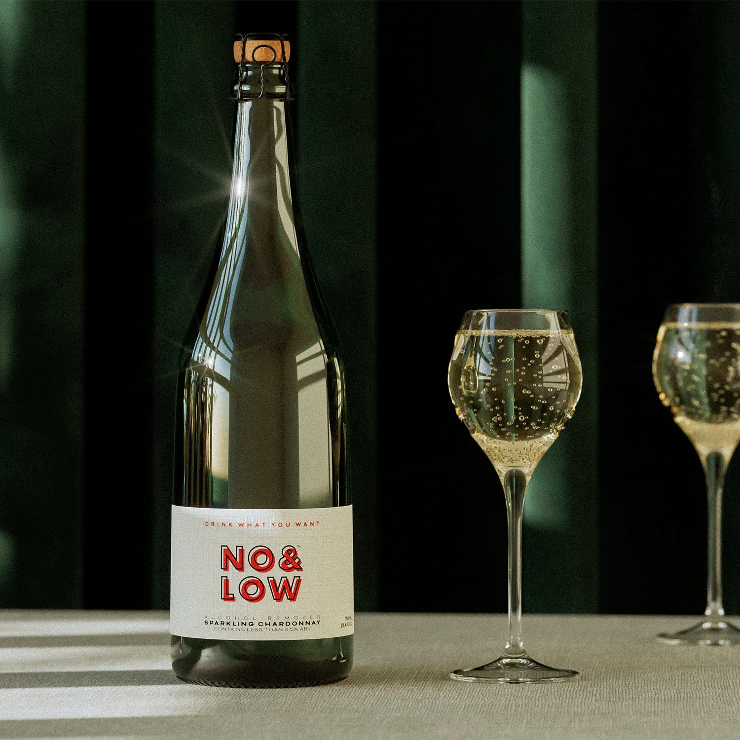 No & Low Sparkling Chardonnay - Non-Alcoholic Sparkling Wine
