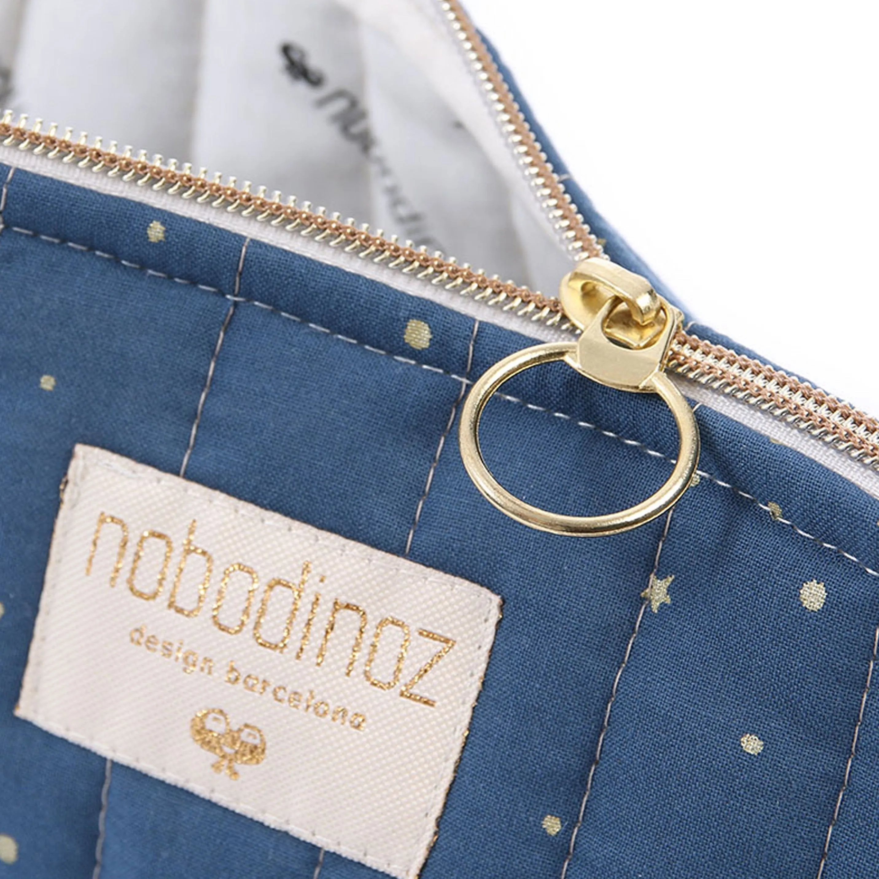 nobodinoz Holiday Vanity Case Gold Stella/ Night Blue