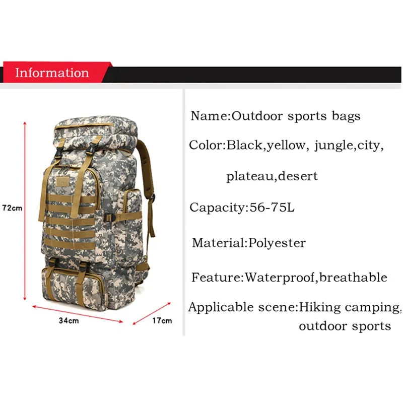 Outdoor Camouflage  Backpack