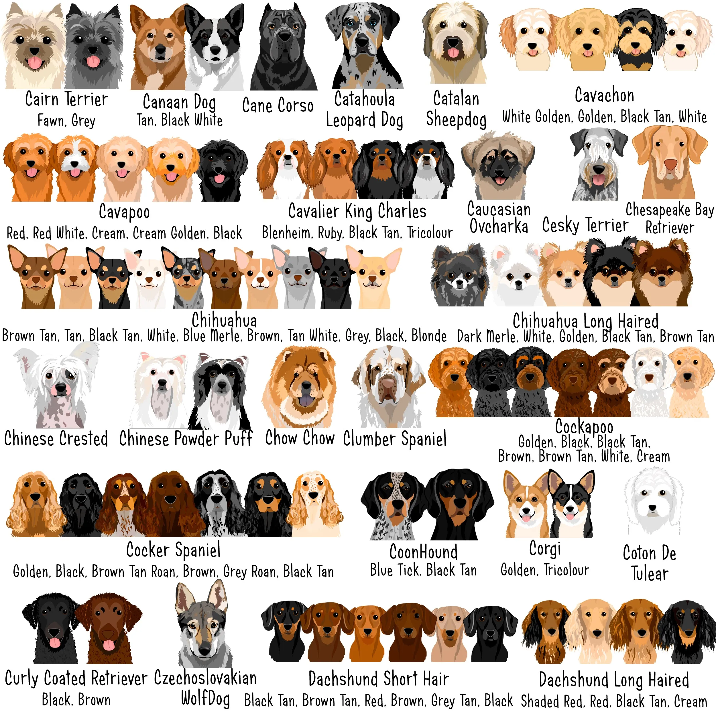 Personalised Party Dog Breed Christmas Decoration