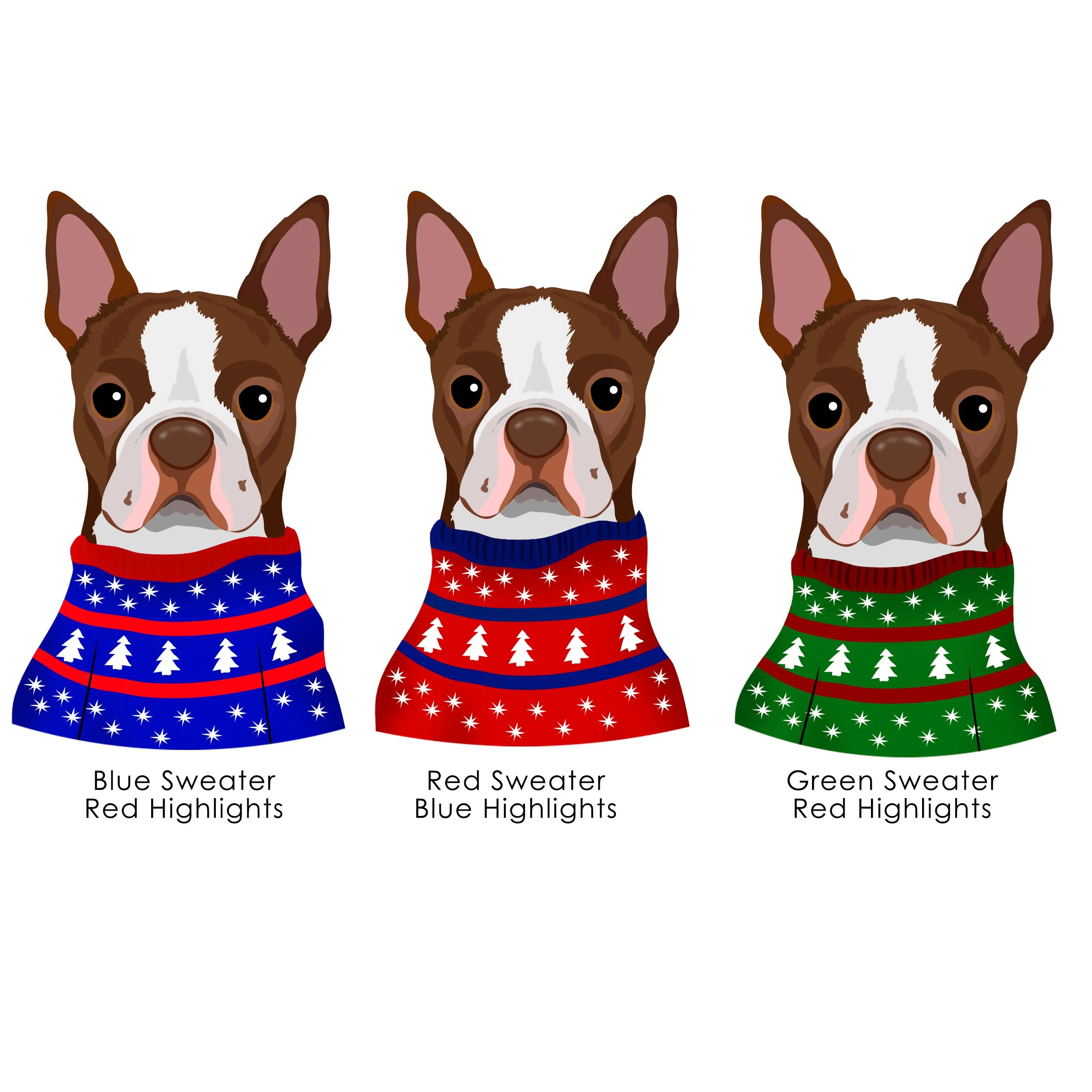 Personalised Party Dog Breed Christmas Decoration