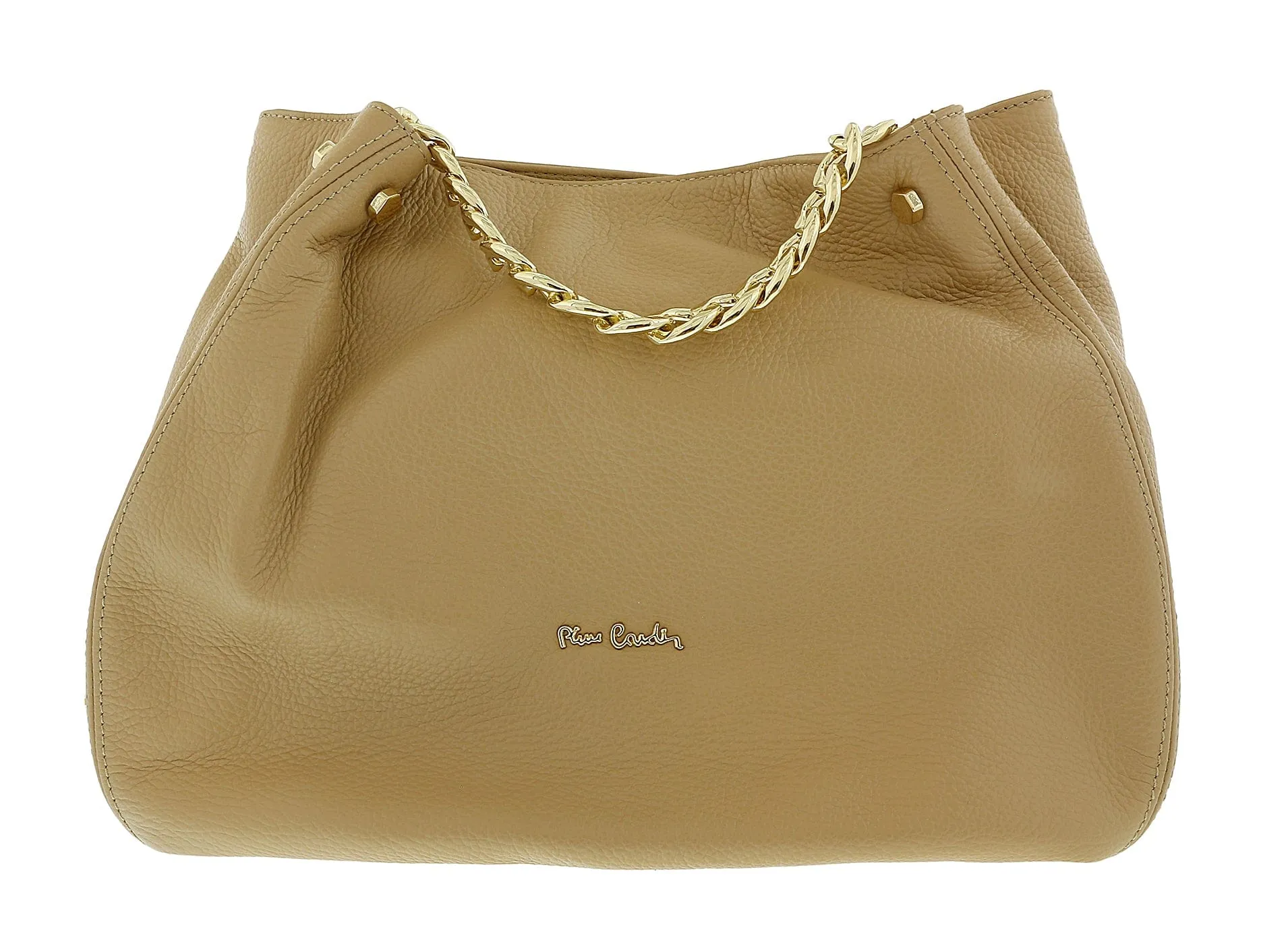 Pierre Cardin Sahara Leather Relaxed Bucket Bag