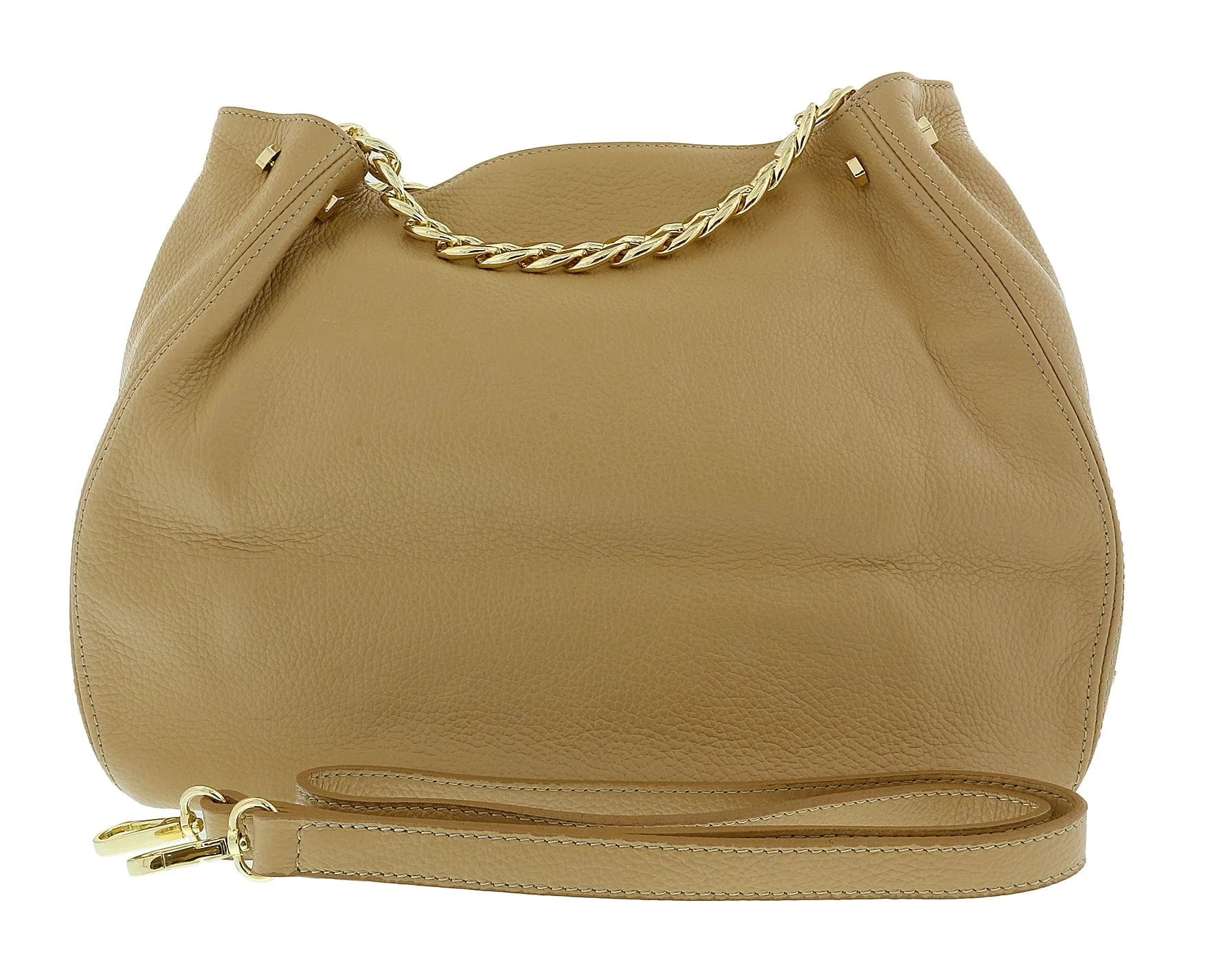 Pierre Cardin Sahara Leather Relaxed Bucket Bag