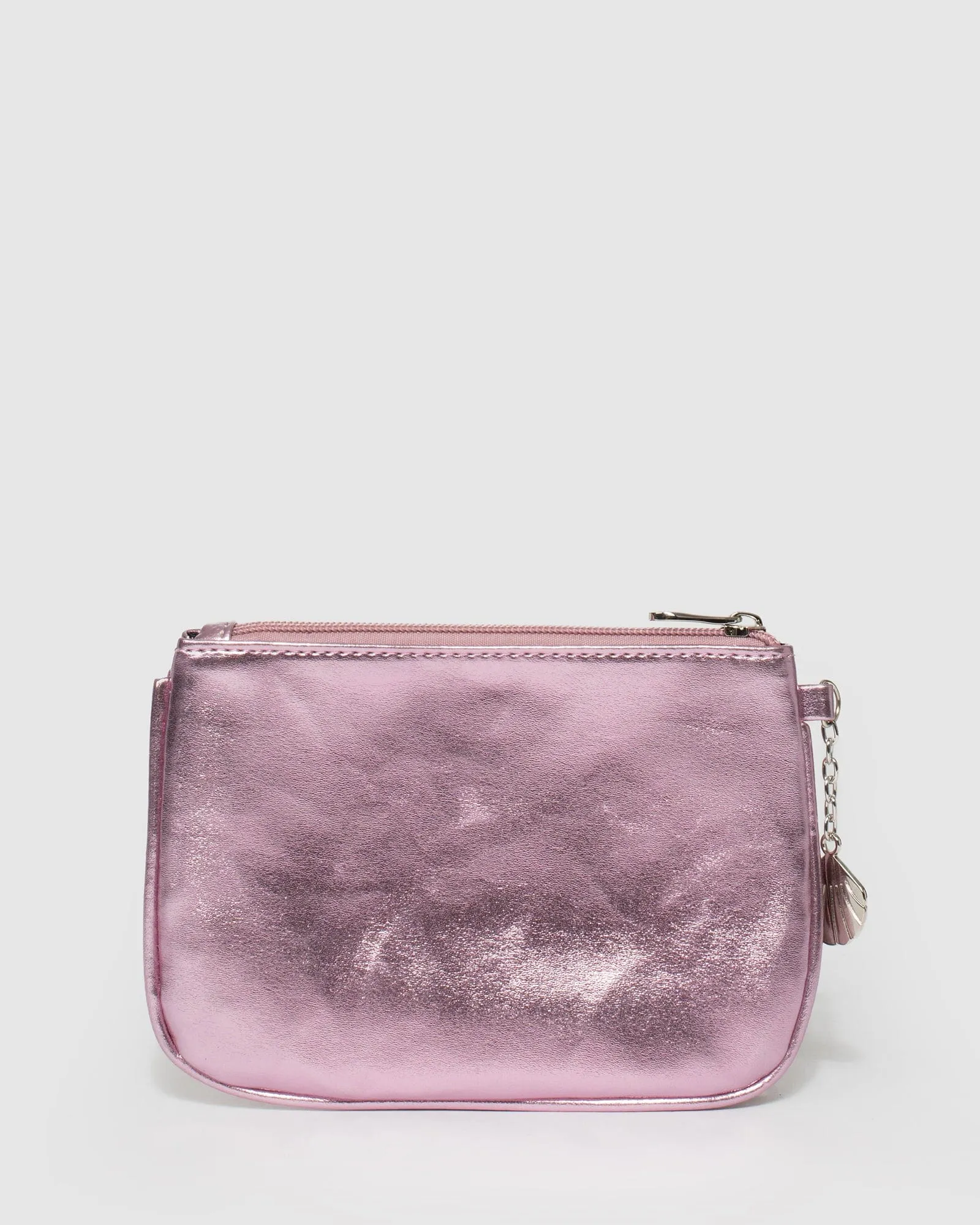 Pink Shell Charm Purse
