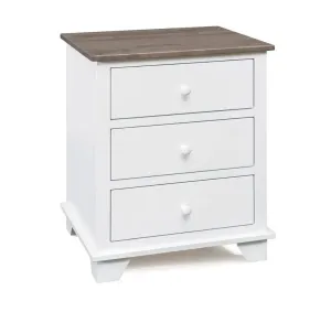 Portland 3 Drawer Nightstand