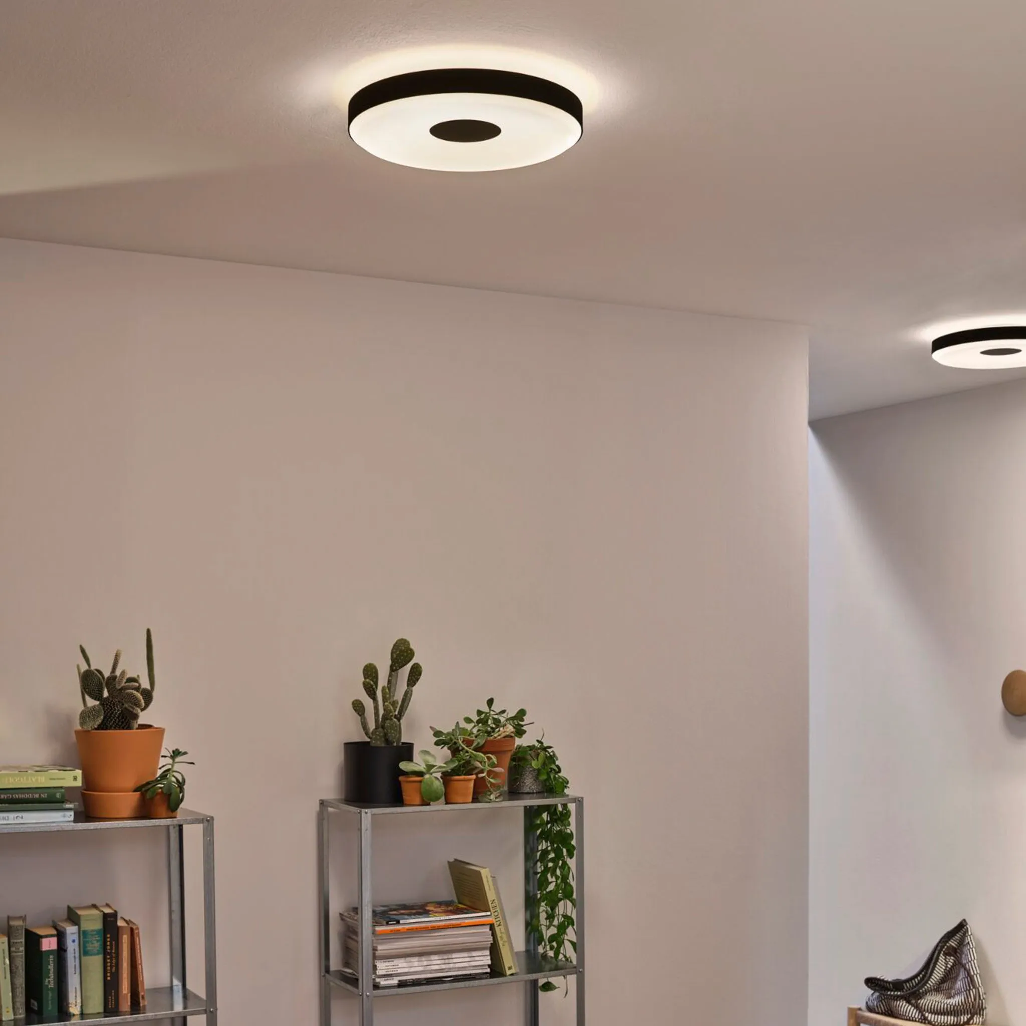 Puric Pane 23W LED Ceiling Light with 3-Step Dim in Black