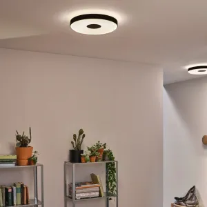 Puric Pane 23W LED Ceiling Light with 3-Step Dim in Black