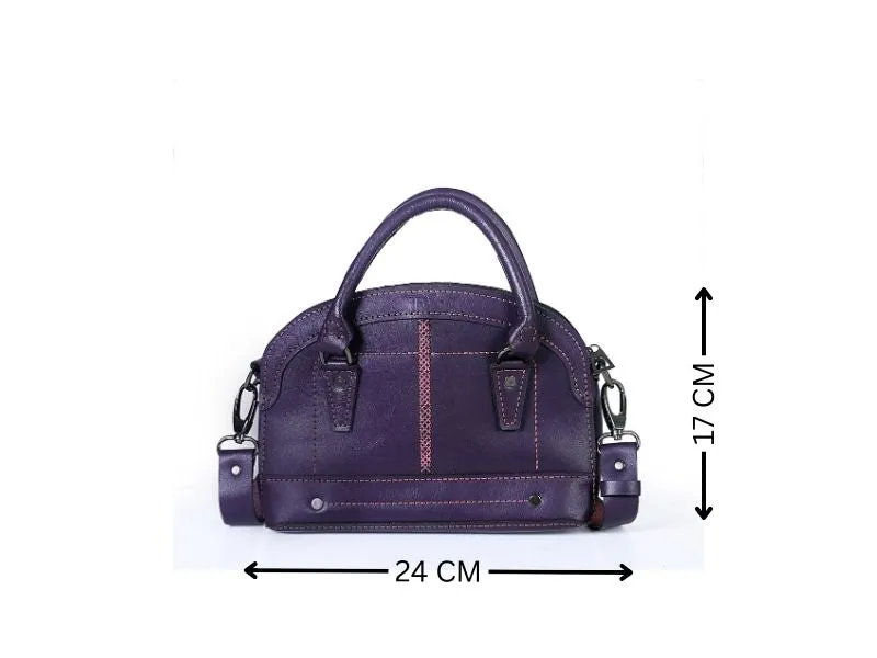Purple cross-bag