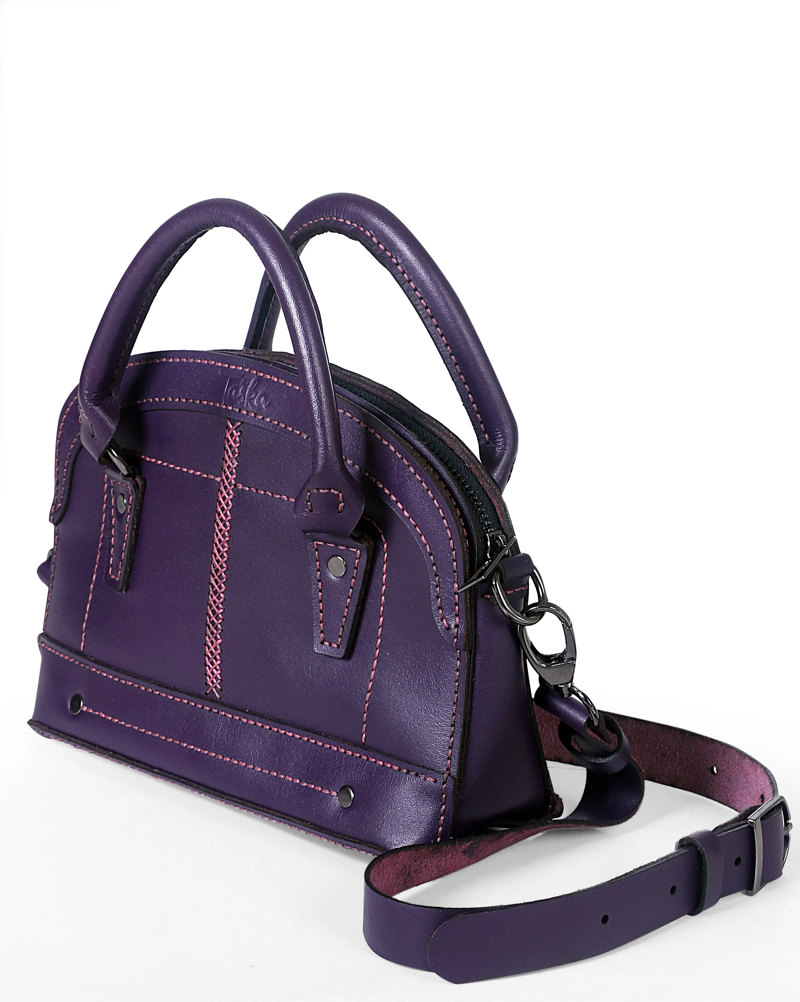 Purple cross-bag