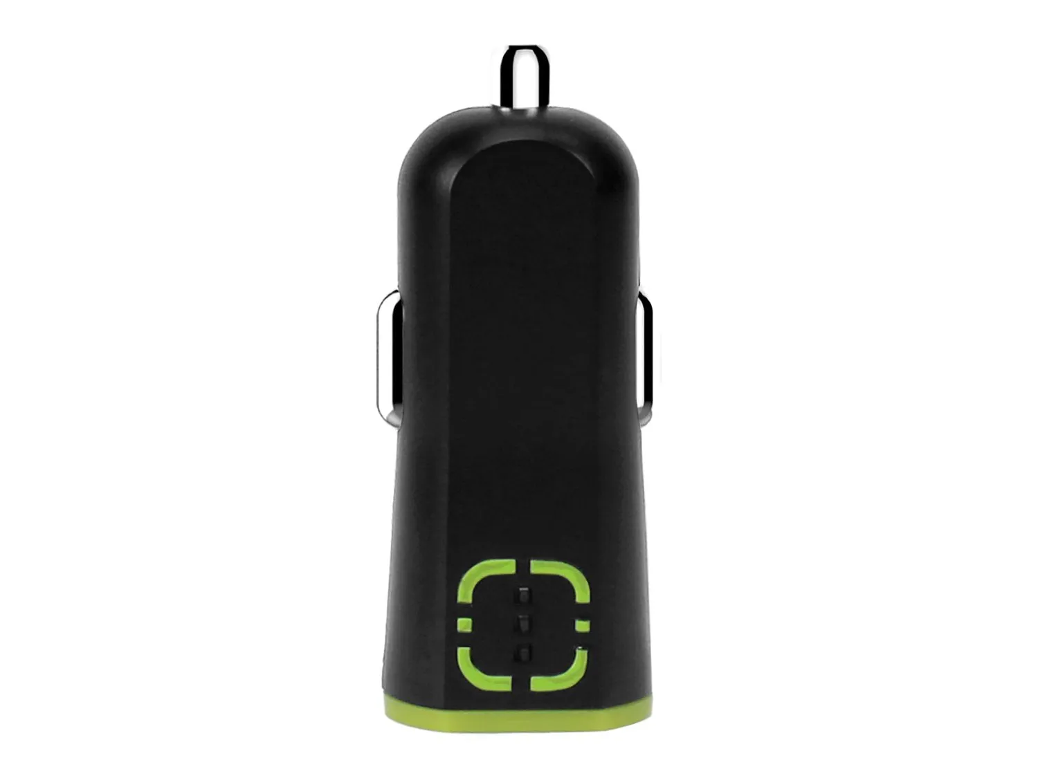 PUSBW21GR - RUIZ by Cellet Universal 2.1A (10W) USB Car Charger - Black/Green