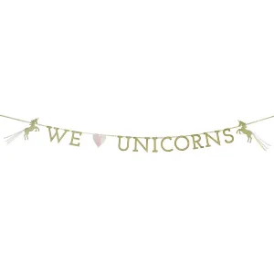 "We Heart Unicorns" Magical Garland