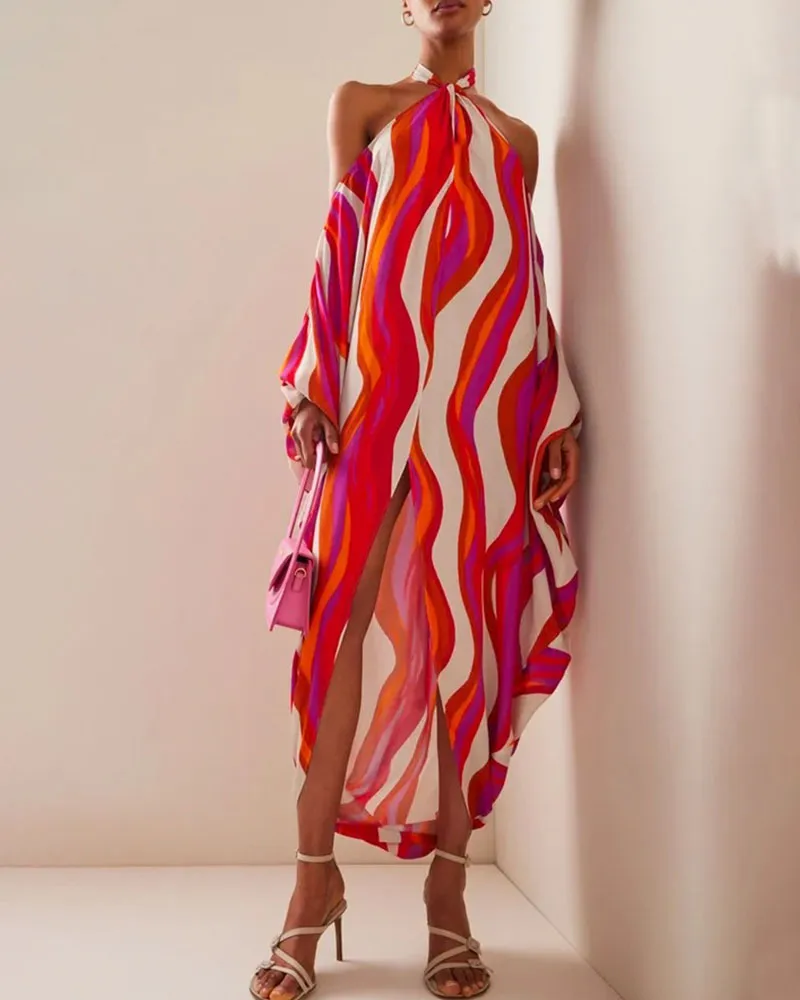 Rainbow Stripe Dress