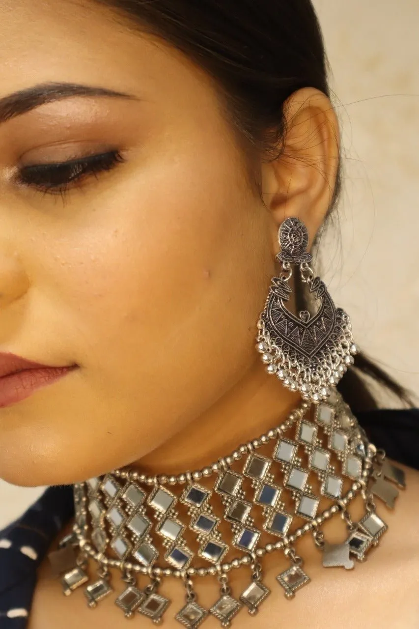 Shop Luxurionworld's Silver Necklace Set for Graceful Elegance - Ready to Ship!