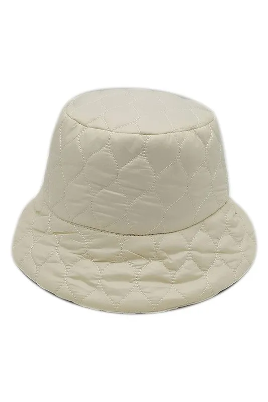 Short Brim Wave Padded Lightweight Bucket Hat