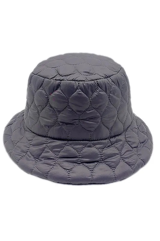 Short Brim Wave Padded Lightweight Bucket Hat