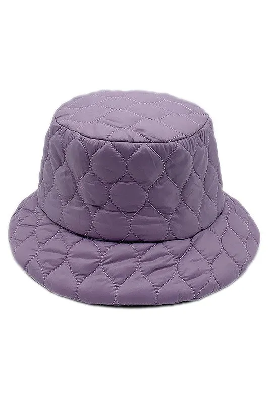 Short Brim Wave Padded Lightweight Bucket Hat
