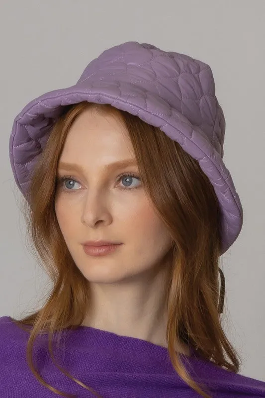 Short Brim Wave Padded Lightweight Bucket Hat
