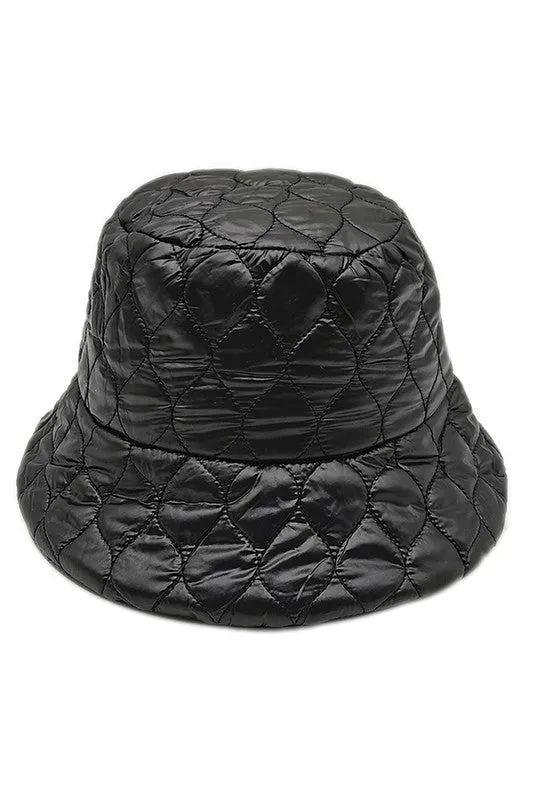 Short Brim Wave Padded Lightweight Bucket Hat