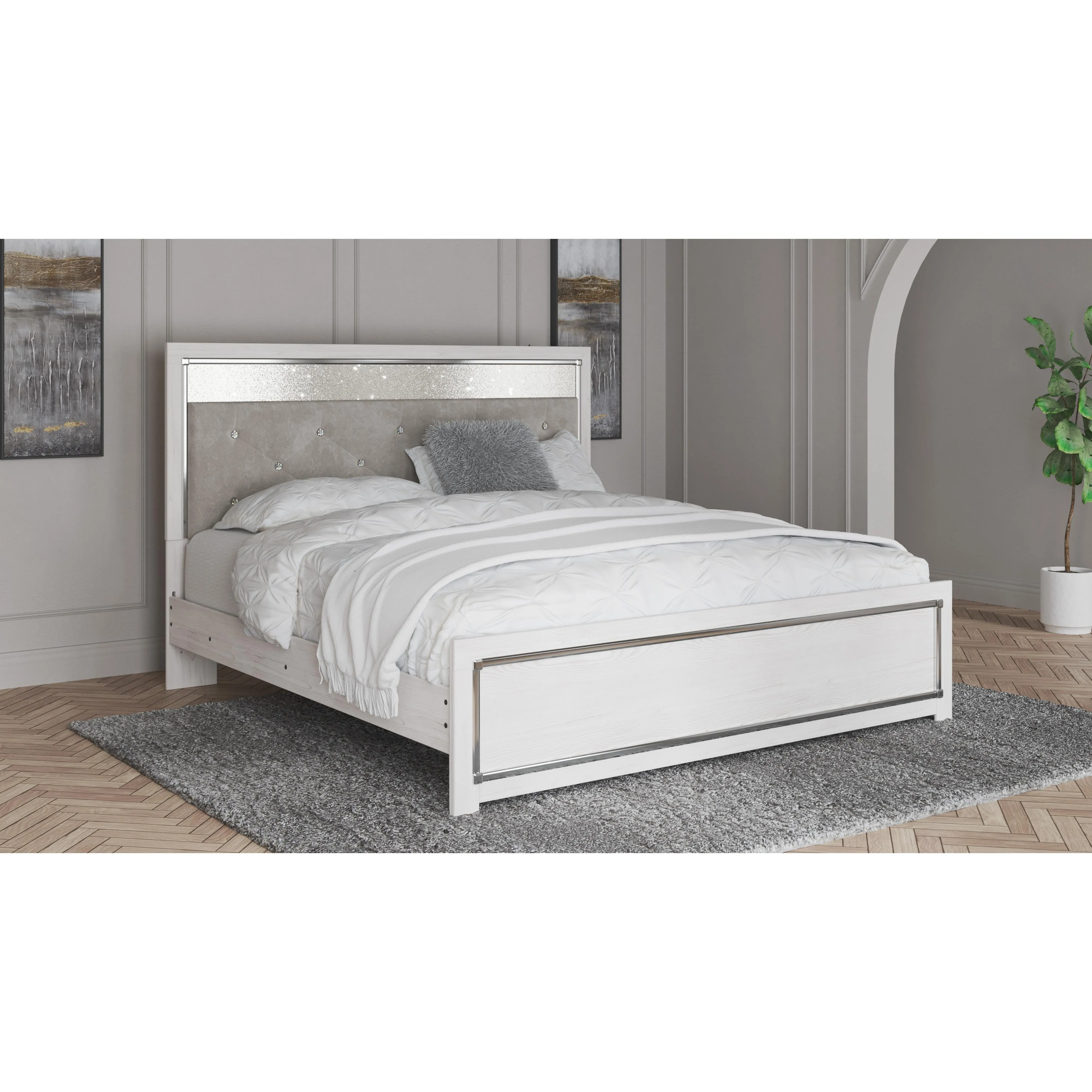 Signature Design by Ashley Altyra King Panel Bed B2640-58/B2640-56/B2640-97