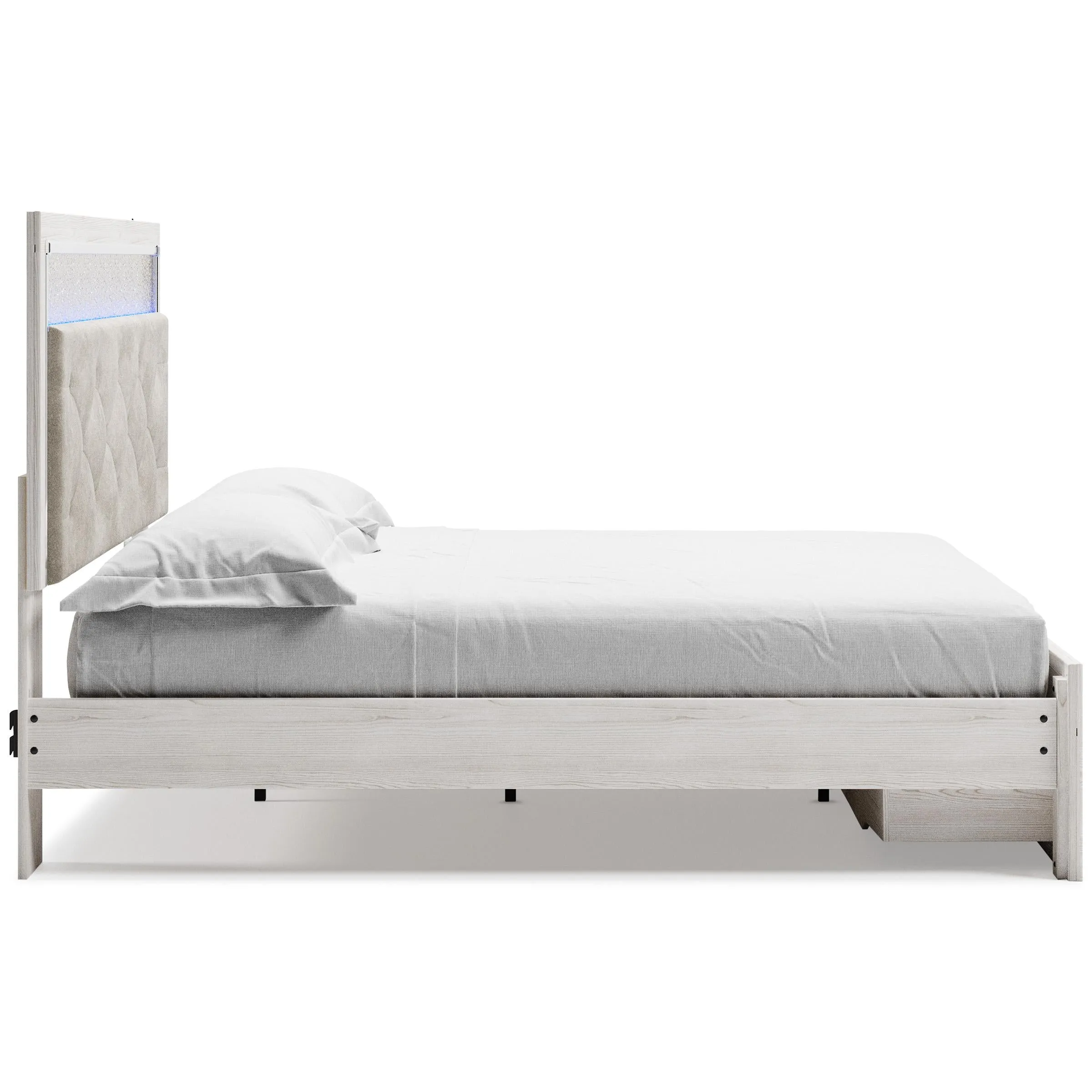 Signature Design by Ashley Altyra King Upholstered Panel Bed with Storage B2640-58/B2640-56S/B2640-95/B100-14