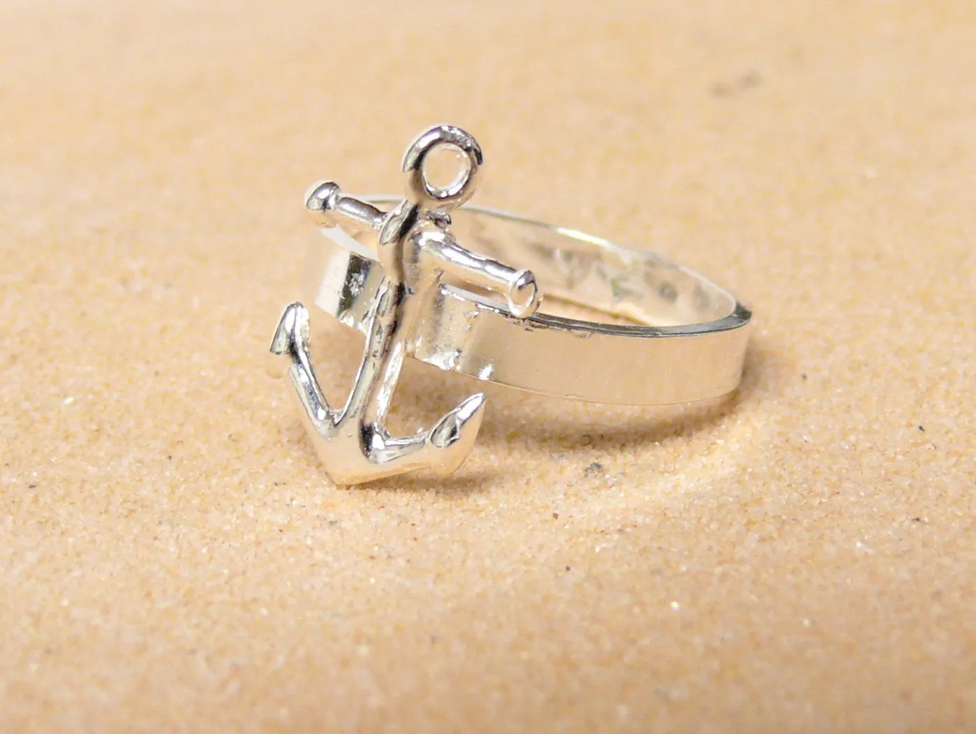 Silver Anchor Ring