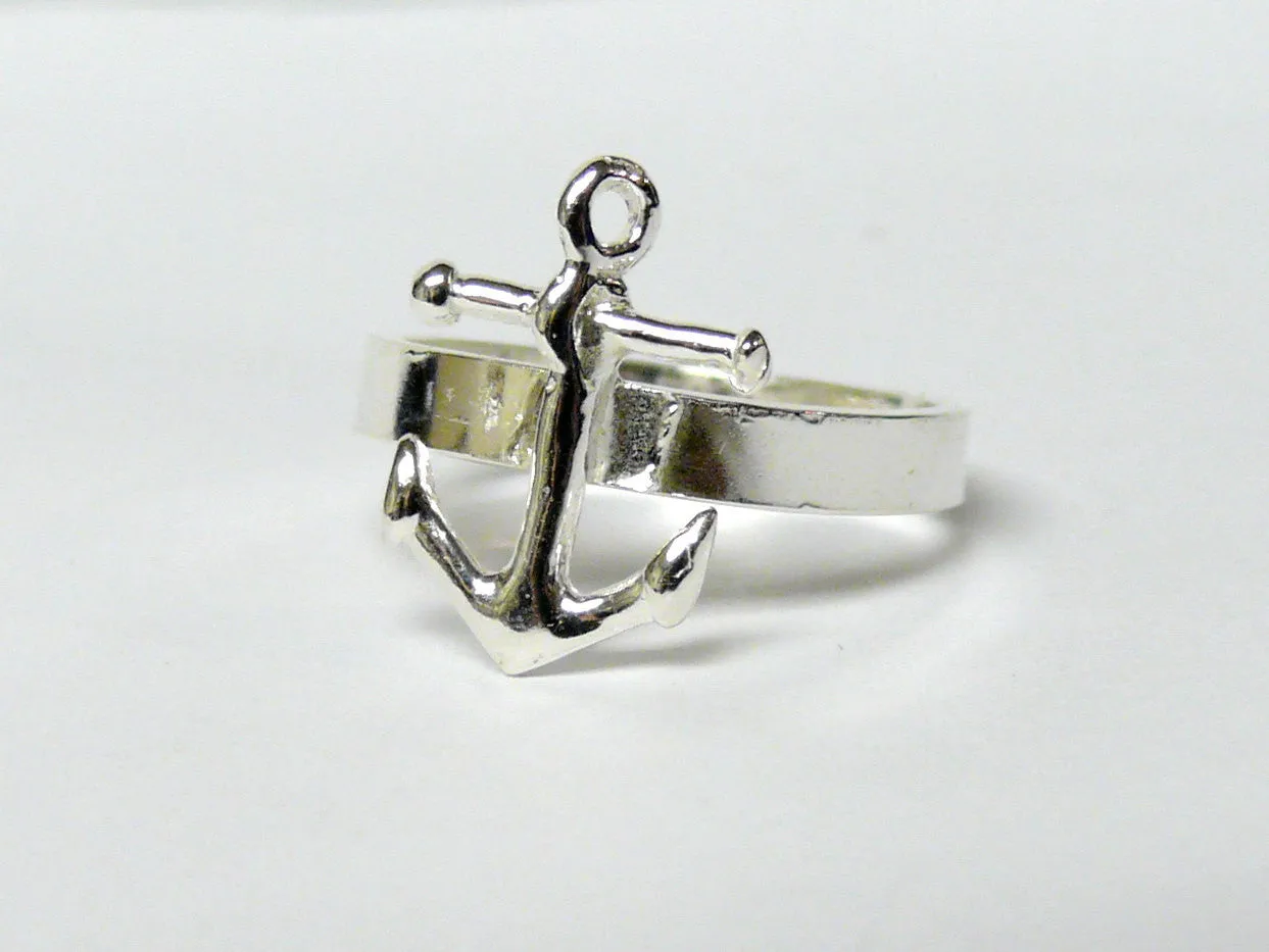 Silver Anchor Ring
