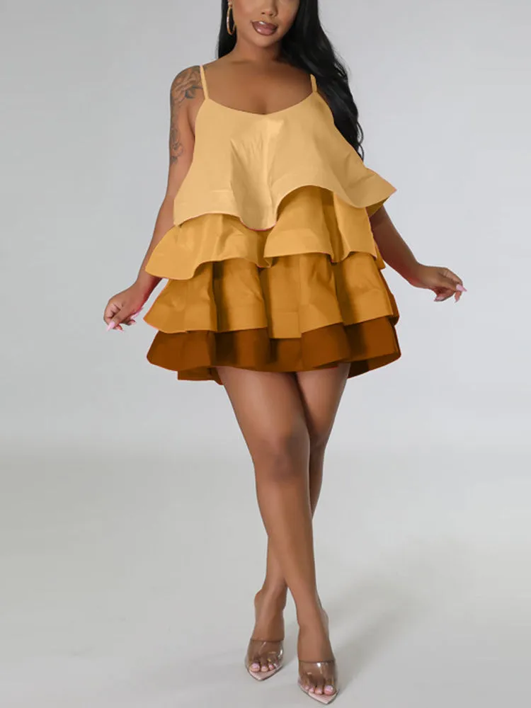 Spaghetti Strap Graceful Bodycon Midi Dress