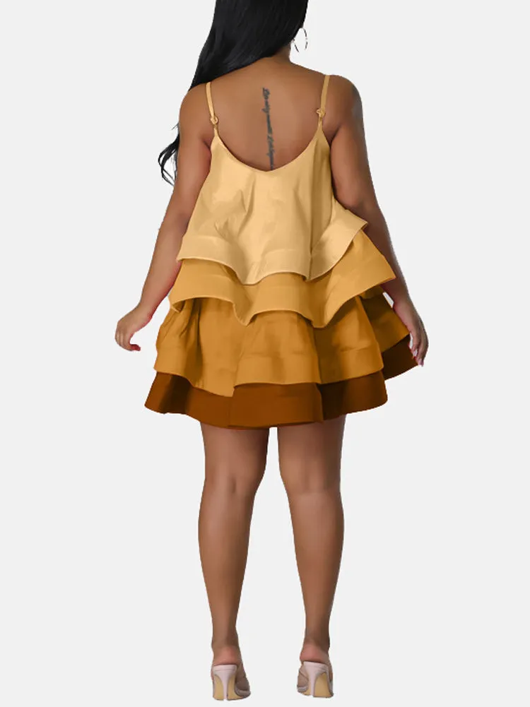 Spaghetti Strap Graceful Bodycon Midi Dress