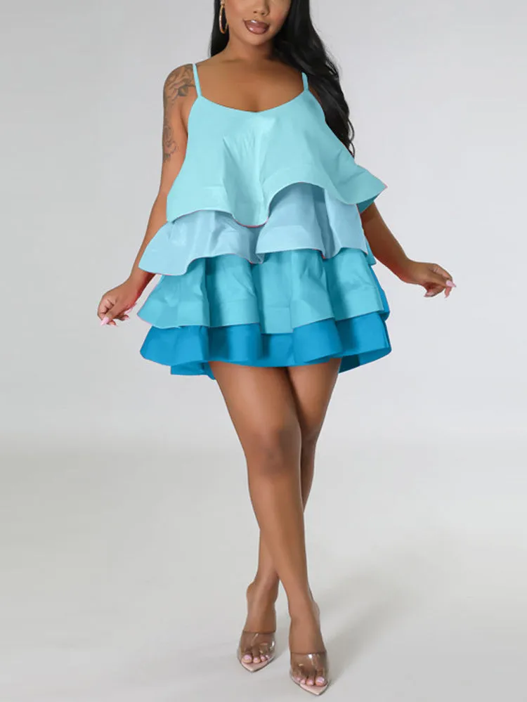 Spaghetti Strap Graceful Bodycon Midi Dress