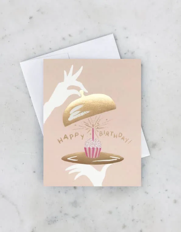 Sparkling Cupcake Card