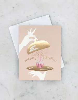 Sparkling Cupcake Card