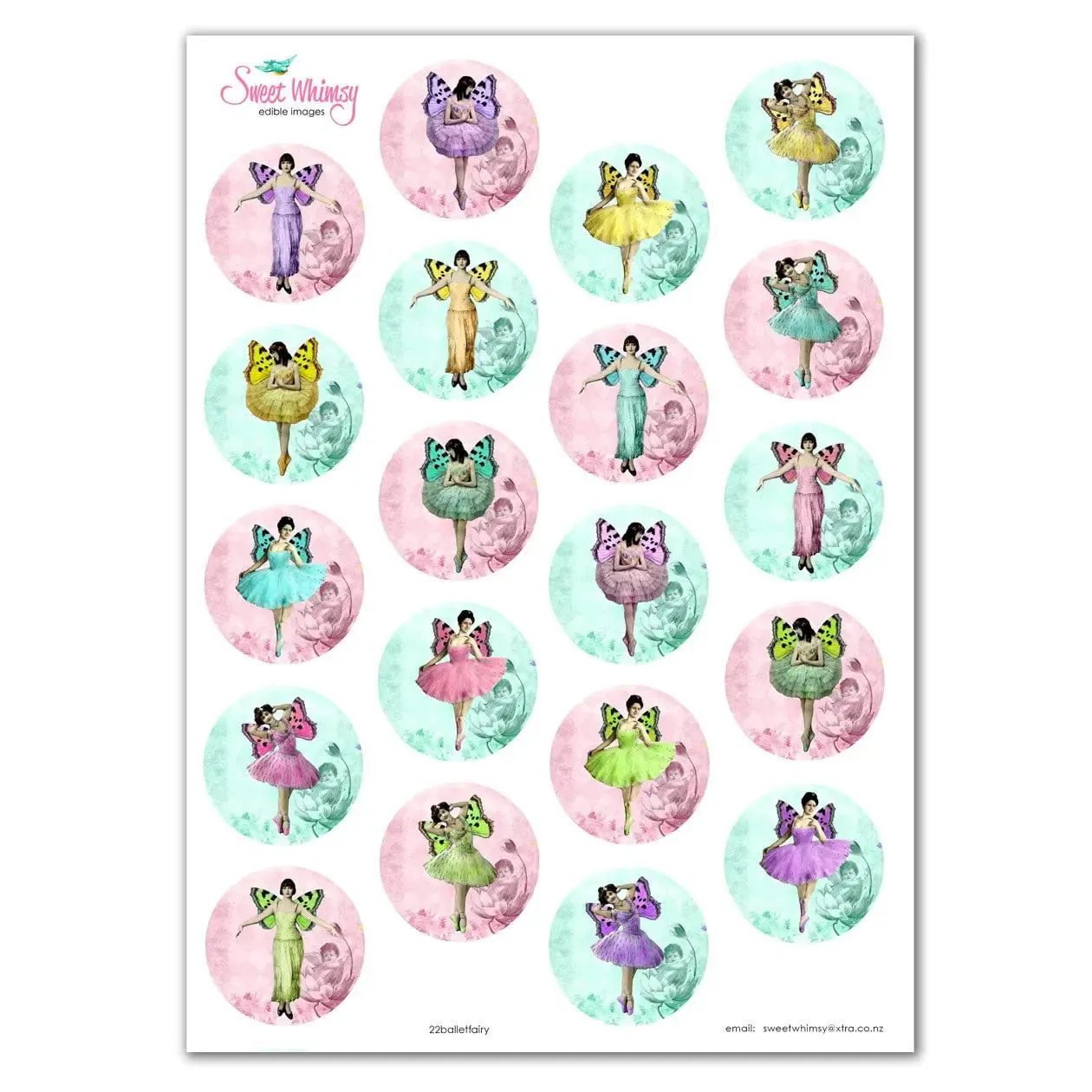 Sweet Whimsy Edible Ballet Fairy Images - CLEARANCE
