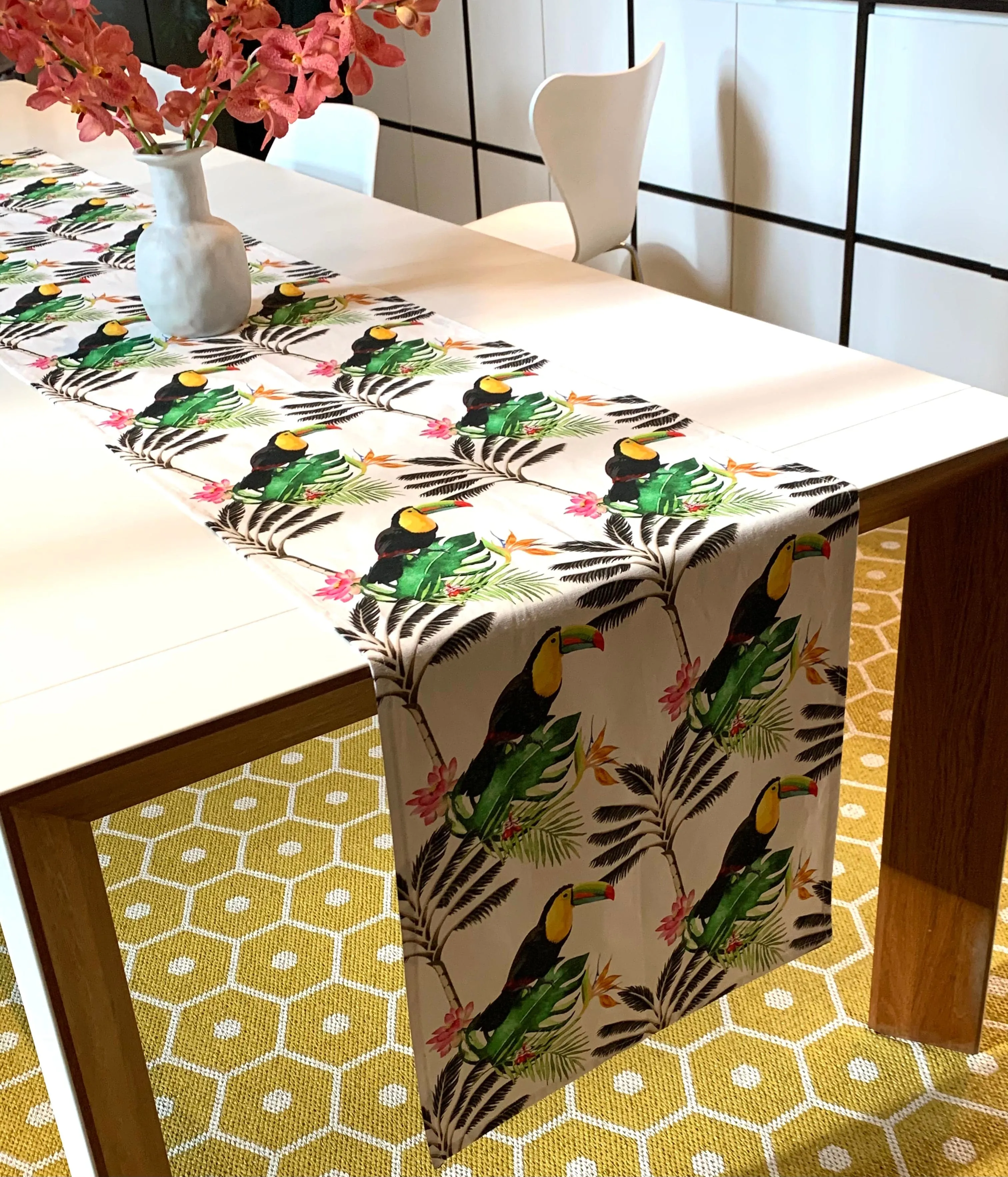 Table Linen Runner Toucan