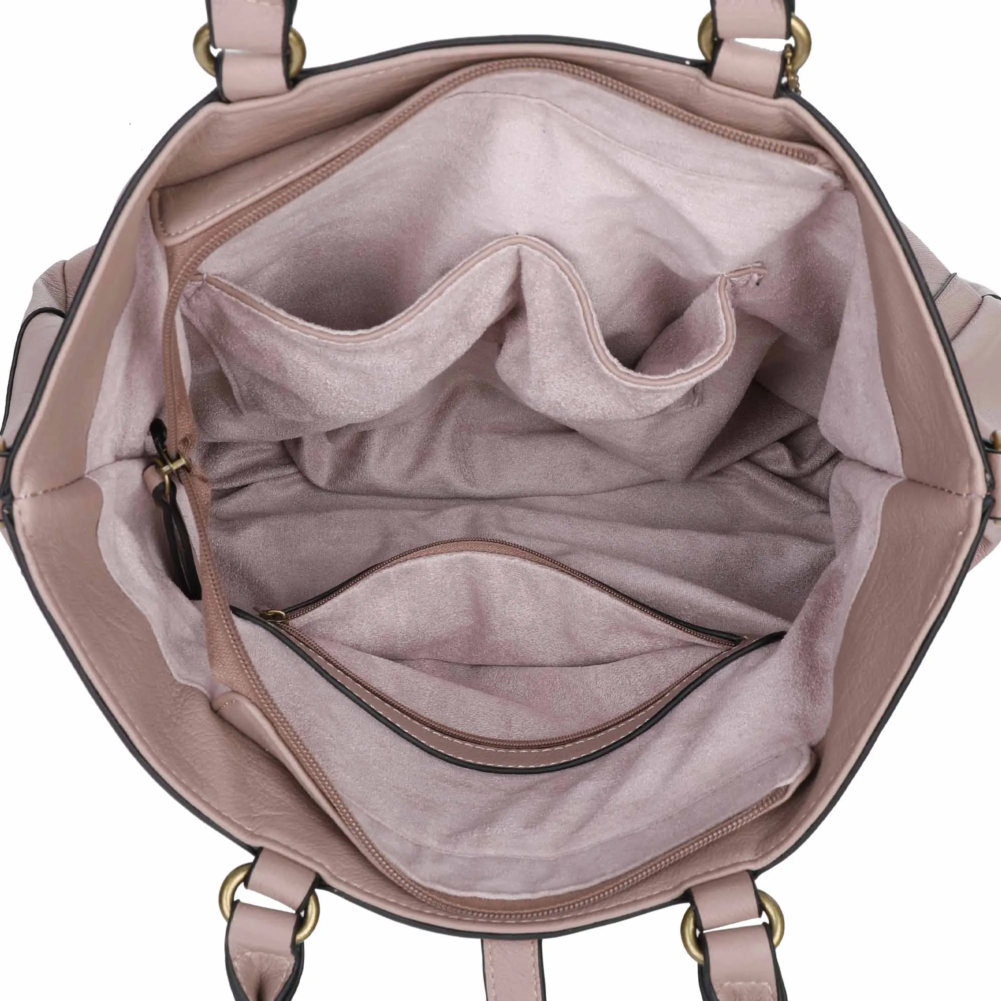 The Brandi Satchel - Nude