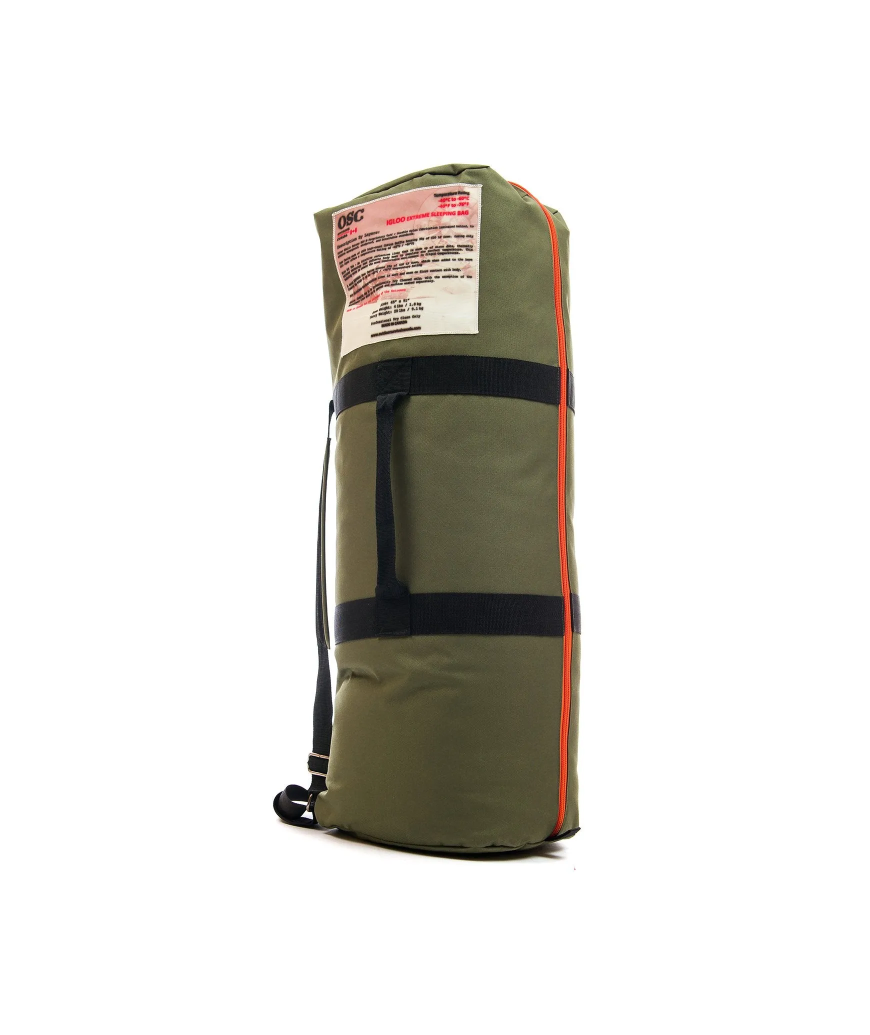 The IGLOO - Outdoor Survival Canada: World's Warmest Sleeping Bag -60C/-76F