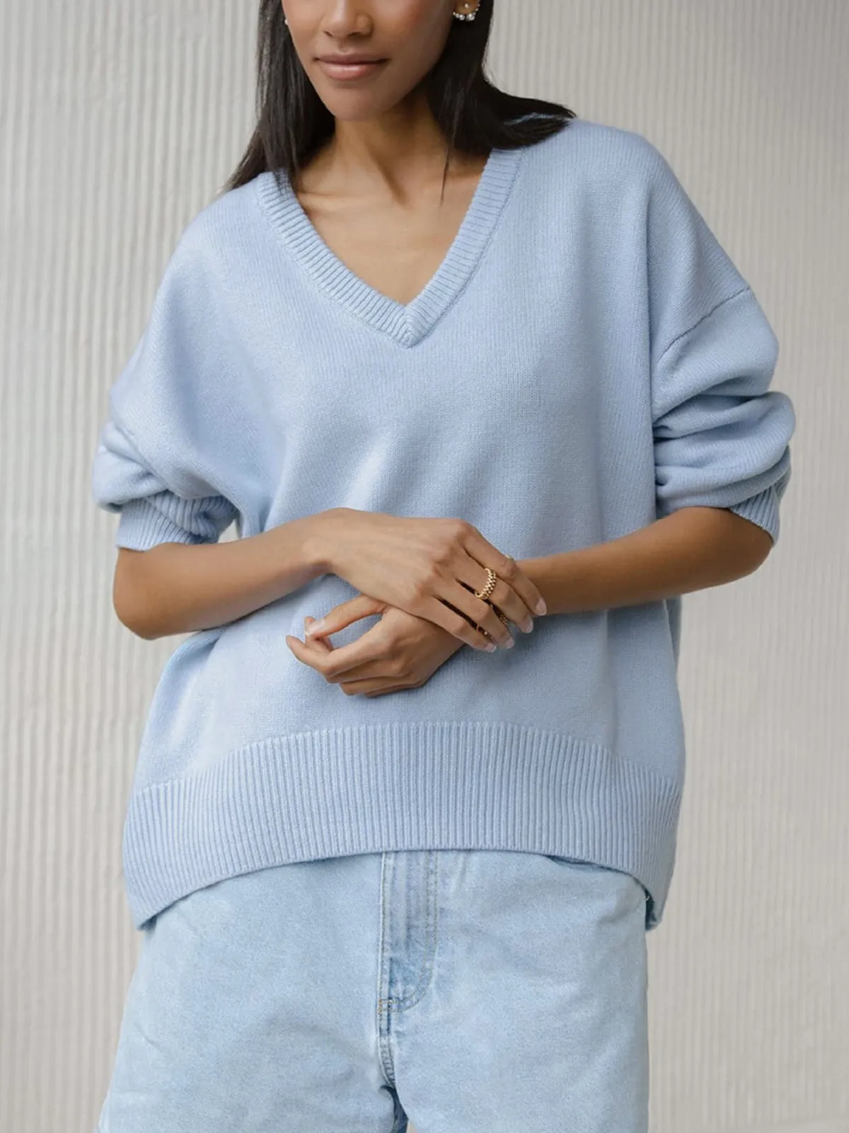 Tranquil Morning Graceful Pullover Sweater