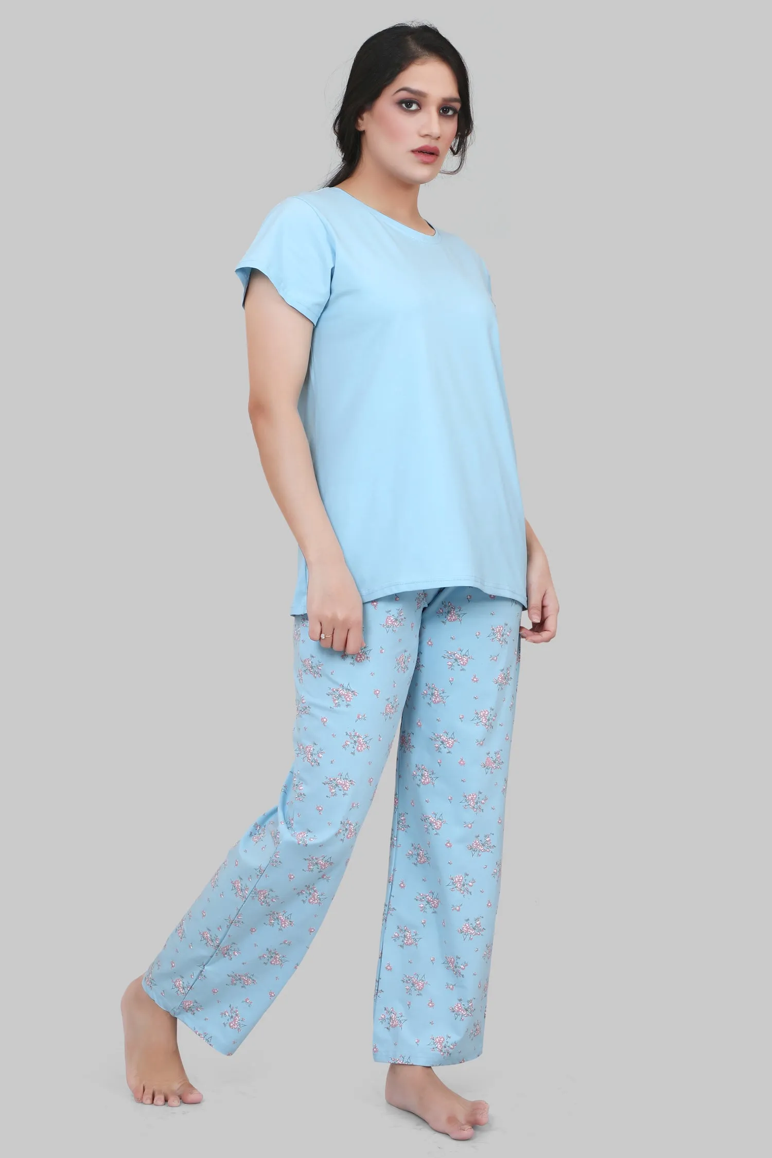 Velure Graceful Floral Print Pajama Set