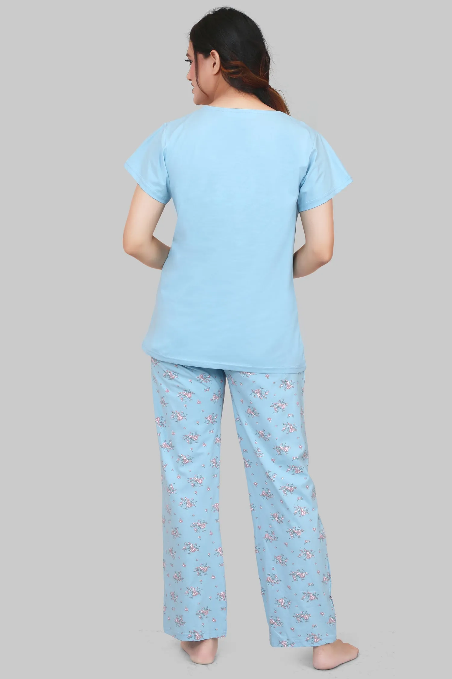 Velure Graceful Floral Print Pajama Set