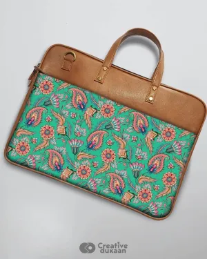 Vibrant Indian - The Vegan Leather Laptop Bag